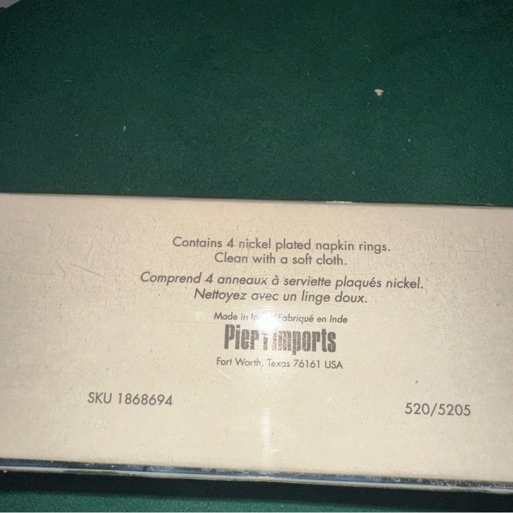 Pier 1 Silver Dining Table Linens - Picture 4 of 4
